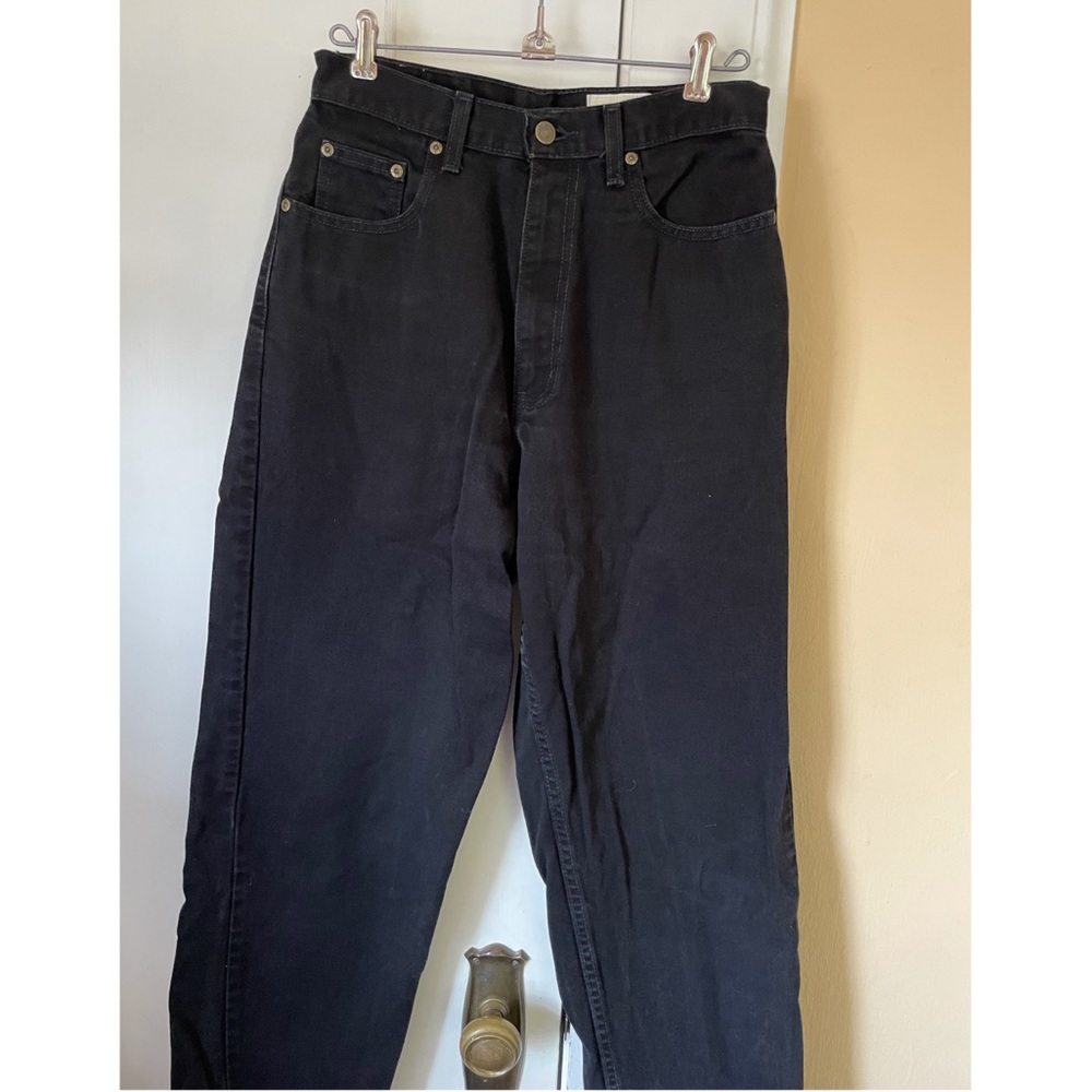 High waisted vintage straight leg jeans